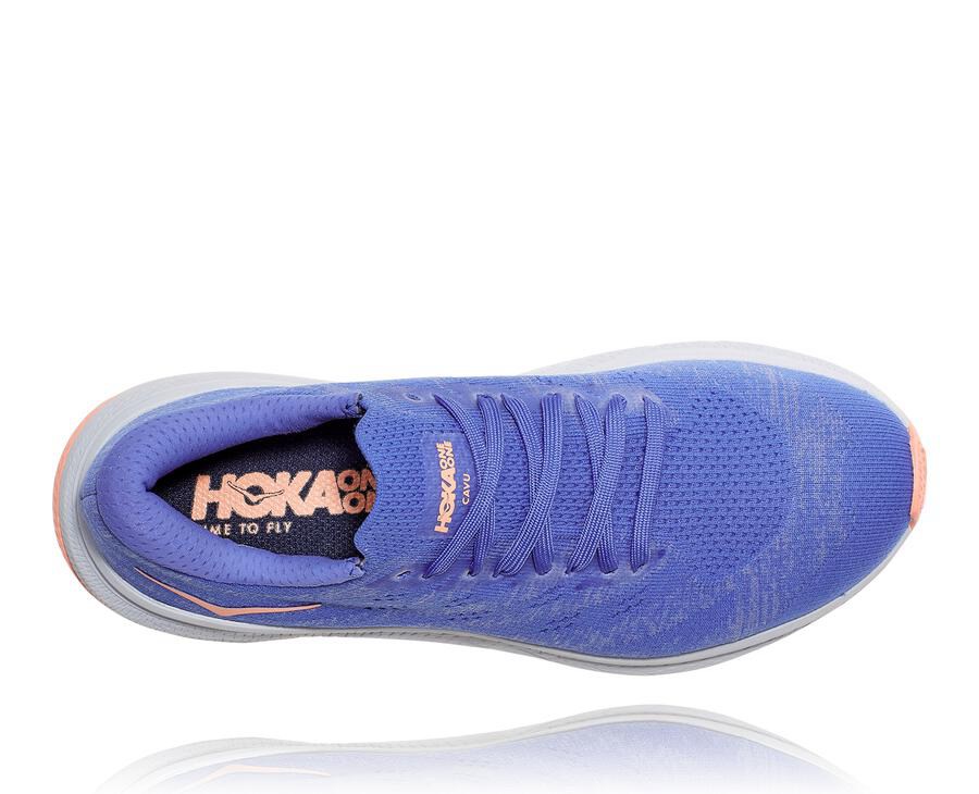 Hoka One One Bezecke Topanky Damske Modre - Cavu 3 - 93528-OGSP